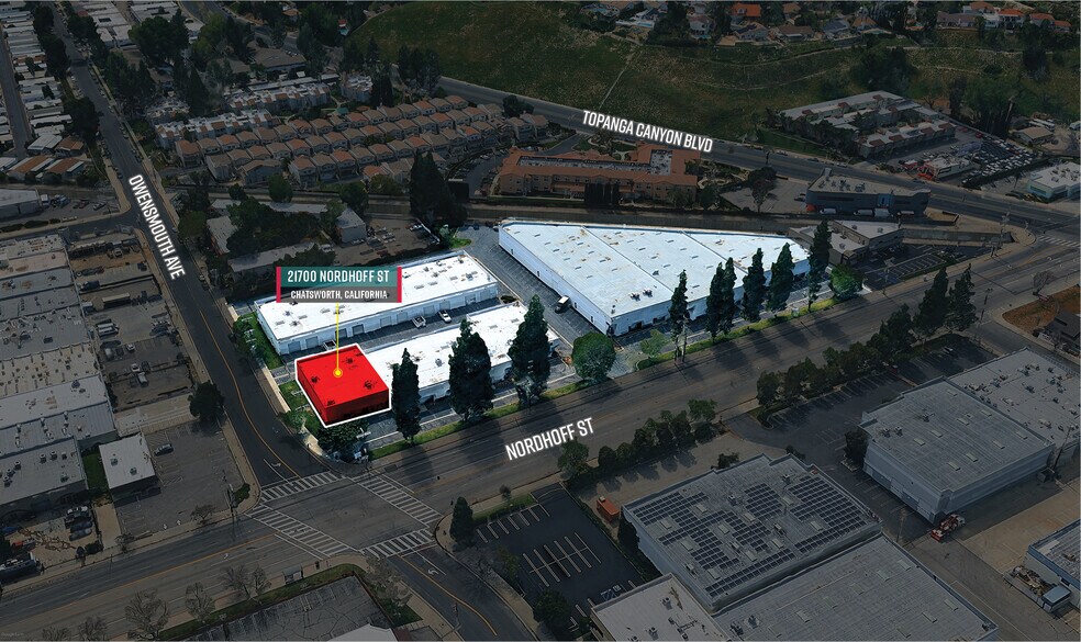 Primary Photo Of 21700-21730 Nordhoff St, Chatsworth Warehouse For Lease