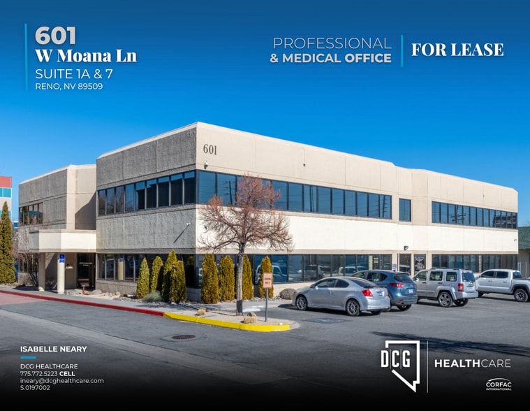 Primary Photo Of 601 W Moana Ln, Reno Medical For Lease