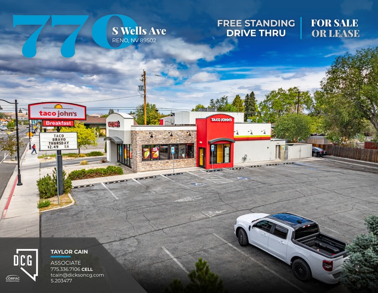 Primary Photo Of 770 S Wells Ave, Reno Restaurant For Lease