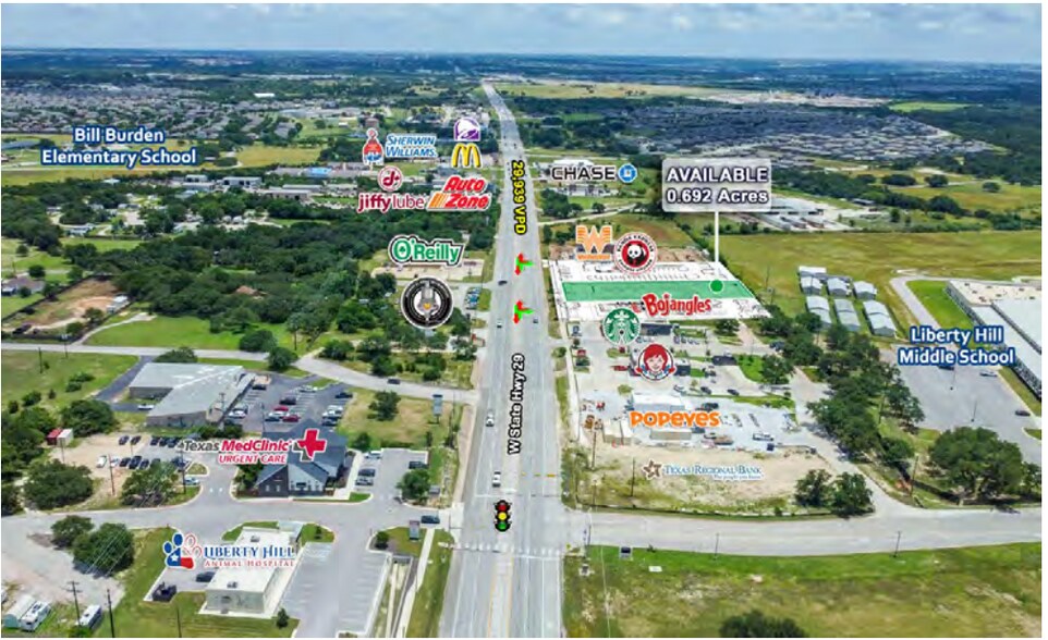More Photos Of 13003 W State Highway 29, Liberty Hill Land For Lease