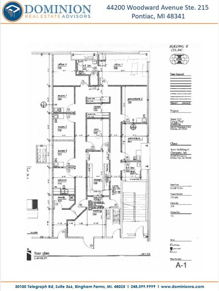 More Photos Of 44200 Woodward Ave, Pontiac Medical For Sale