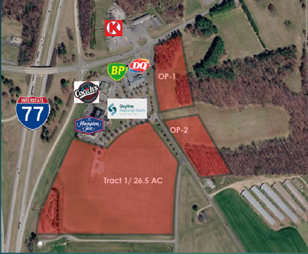 Primary Photo Of Zephyr Road/ Exit #93 @ Twin Oaks Rd., Dobson Land For Sale