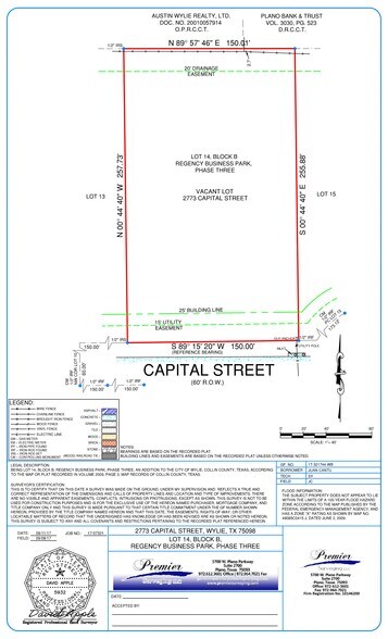 More Photos Of 2773 Capital St, Wylie Land For Sale