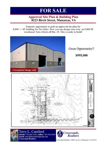 More Photos Of 8223 Birch St, Manassas Land For Sale