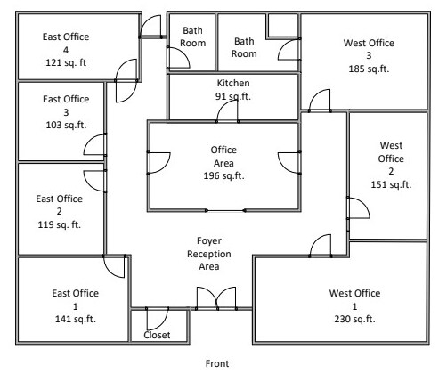 More Photos Of 111 W Camphor Ave, Foley Office For Lease