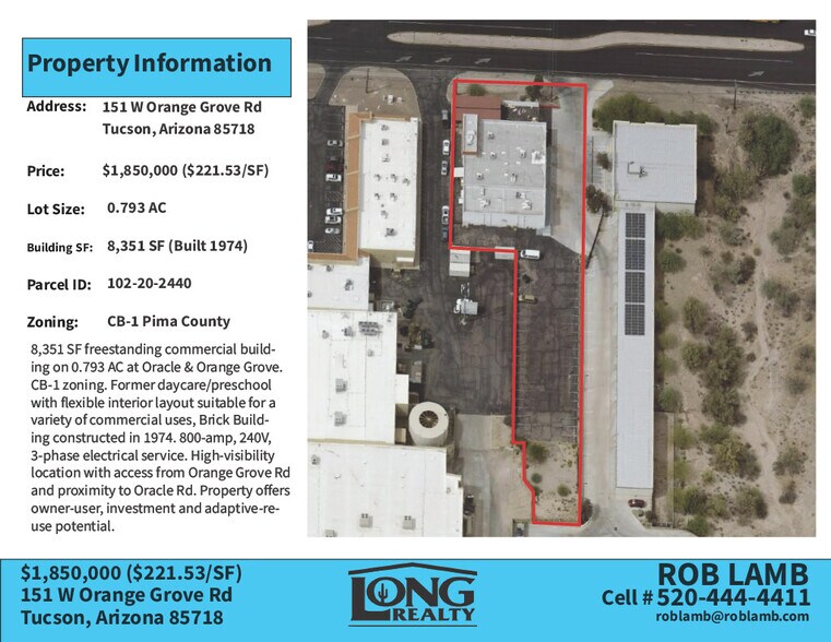 More Photos Of 151 W Orange Grove Rd, Tucson Daycare Center For Sale