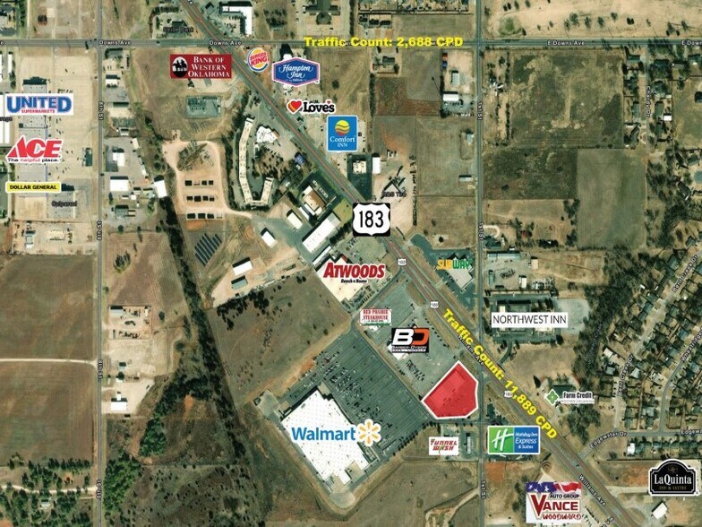 More Photos Of 3305 1st St, Woodward Freestanding For Sale