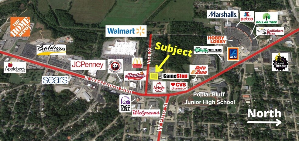 More Photos Of 1401 Vine St, Poplar Bluff Storefront For Sale