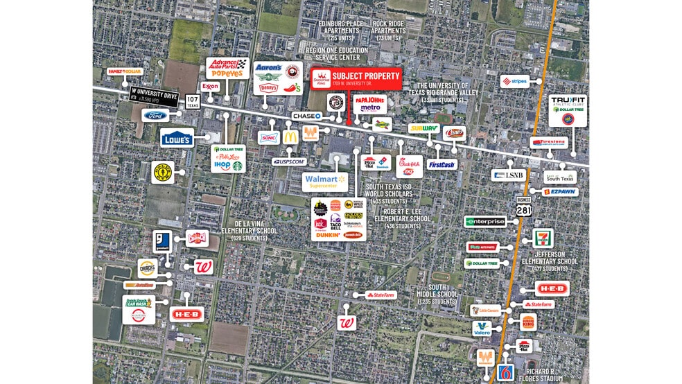 More Photos Of 1709 W University Dr, Edinburg Fast Food For Sale