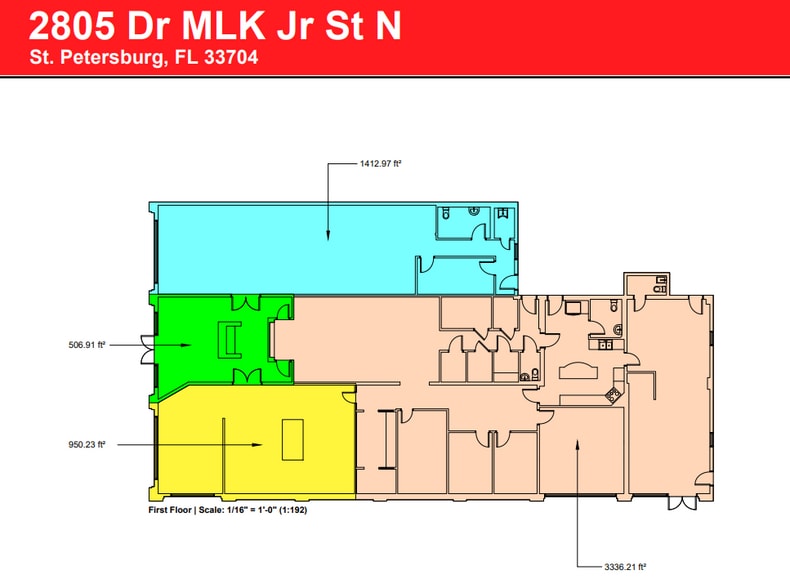 More Photos Of 2801-2805 Dr Martin Luther King Jr St N, Saint Petersburg Storefront Retail Office For Lease