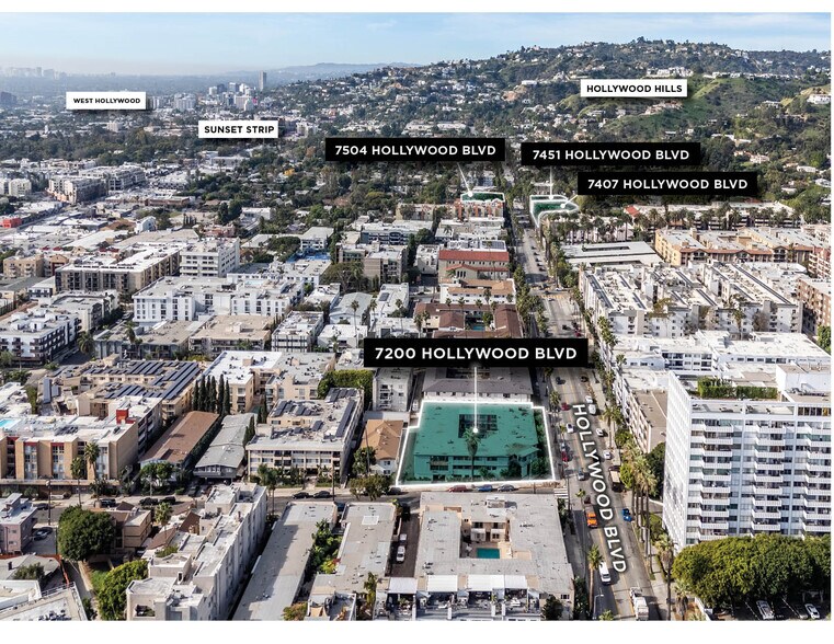 Primary Photo Of 7200 Hollywood Blvd, Los Angeles Apartments For Sale