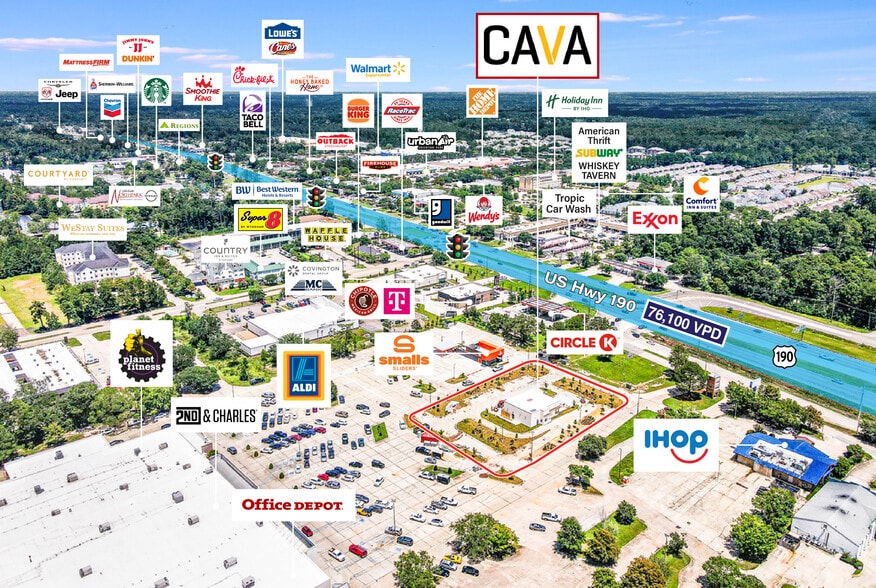 More Photos Of 401 N Highway 190, Covington Fast Food For Sale