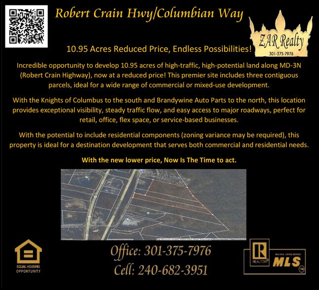 More Photos Of Robert Crain Hwy N, Bowie Land For Sale