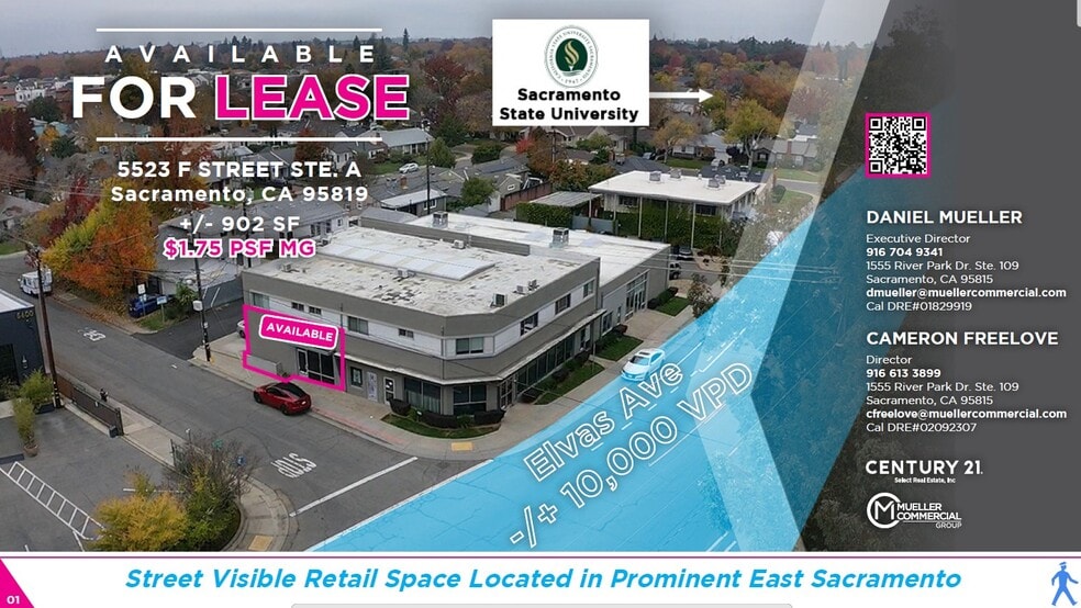 Primary Photo Of 5523-5531 F St, Sacramento Office Residential For Lease