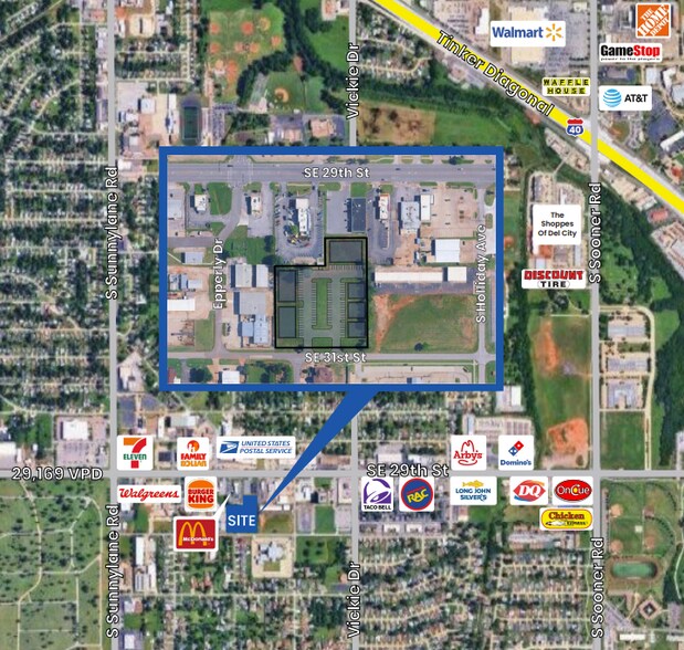 Primary Photo Of SE 31st St & Epperly Dr, Del City Land For Sale