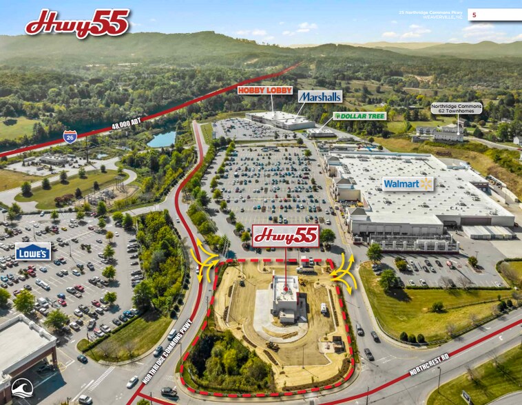 More Photos Of 23 Northridge Commons Parkway, Weaverville Fast Food For Sale