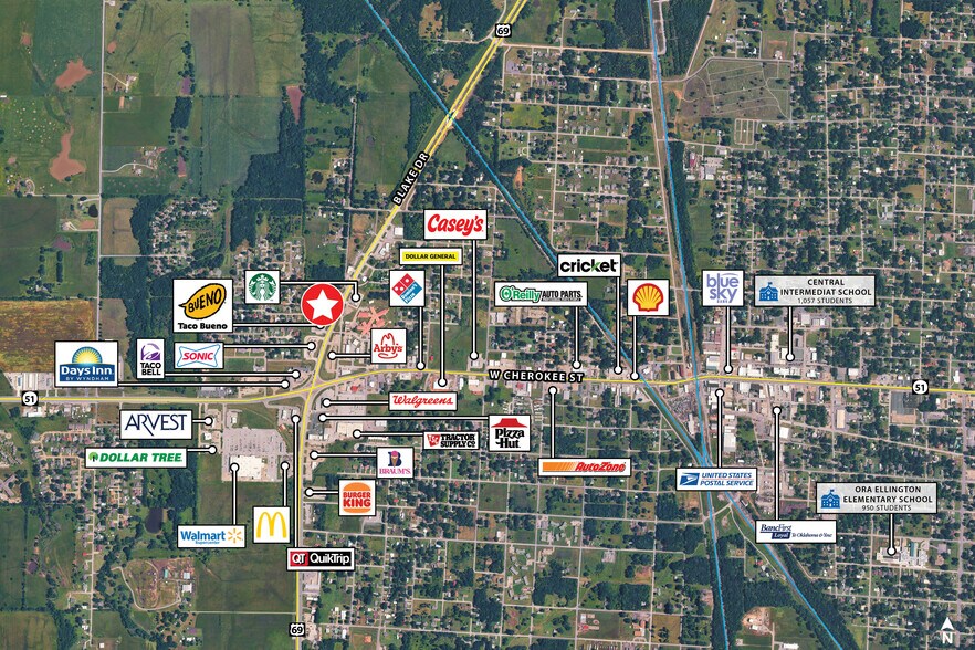 More Photos Of 303 Blake Dr, Wagoner Service Station For Sale
