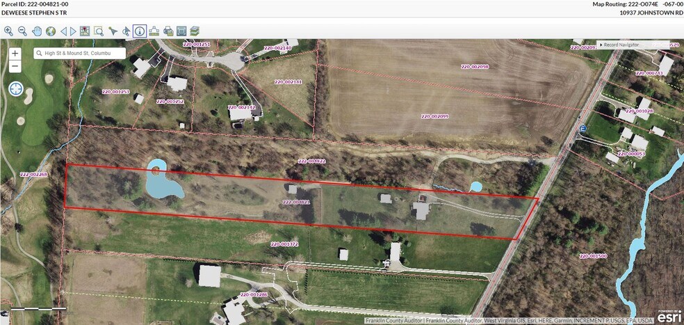 More Photos Of 10937 Johnstown Rd, New Albany Land For Sale