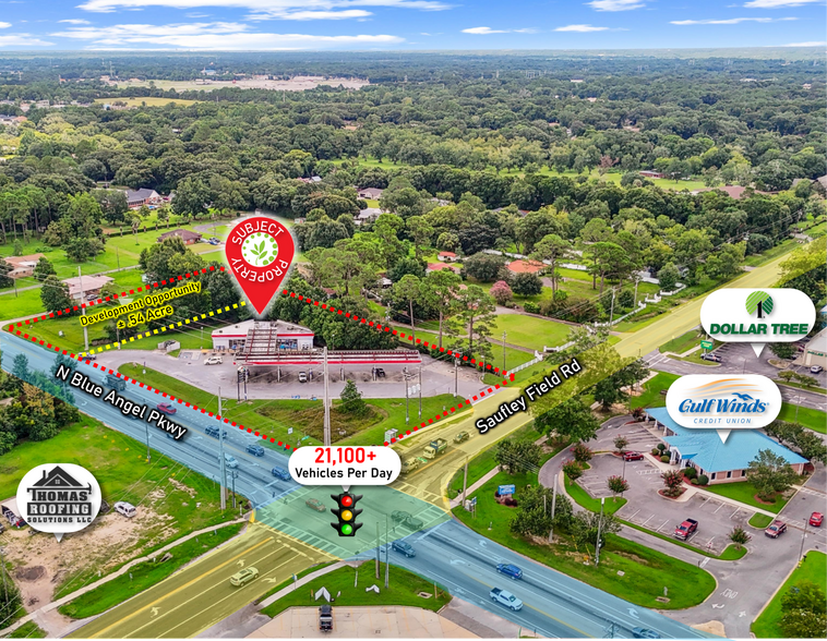 More Photos Of 5450 Saufley Field Rd, Pensacola Convenience Store For Sale