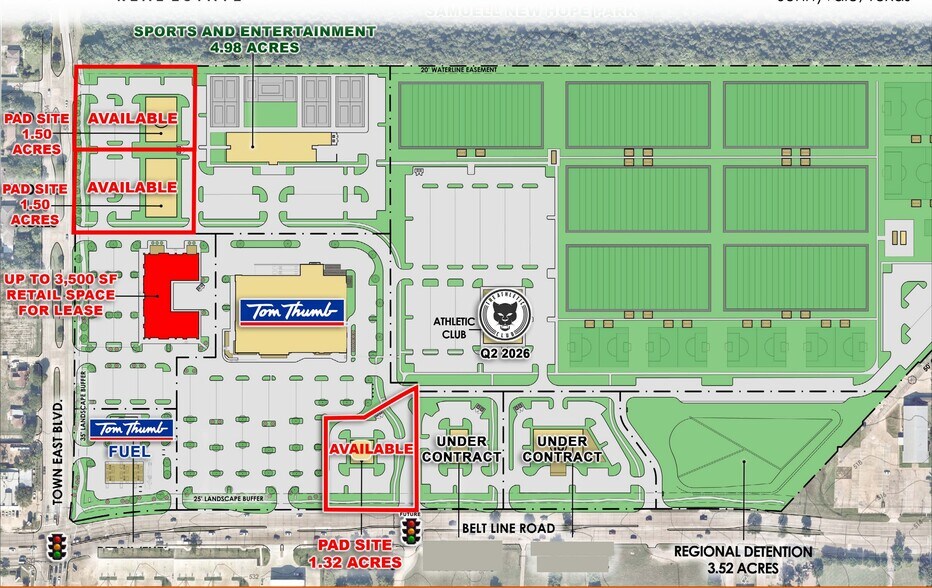 More Photos Of TBD Town East Blvd, Sunnyvale Sports And Entertainment For Lease