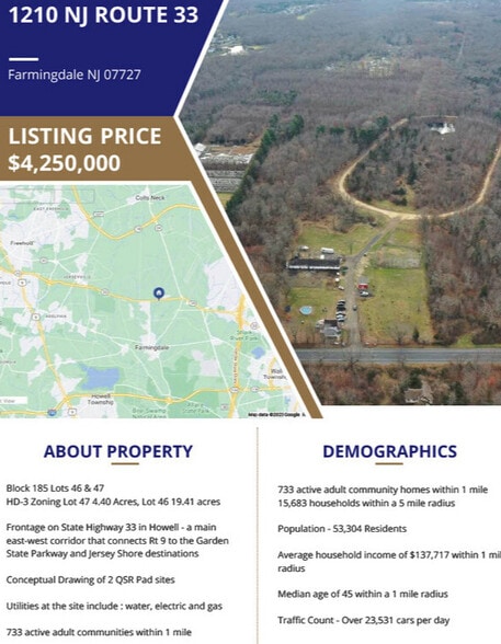 More Photos Of 1210 Route 33, Farmingdale Land For Sale