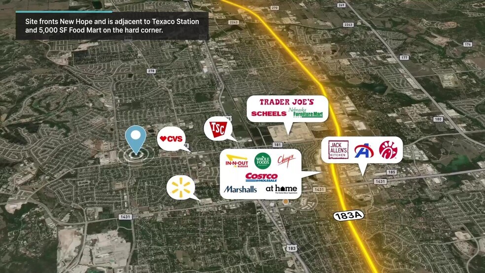 More Photos Of 1403 W New Hope Dr, Cedar Park Land For Sale