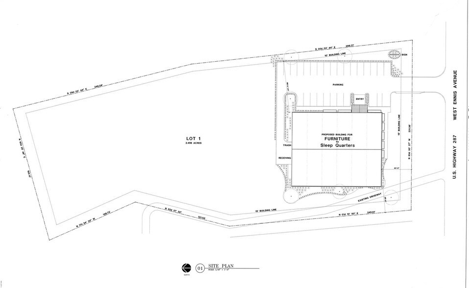 More Photos Of 2400 W Ennis Ave, Ennis Freestanding For Lease