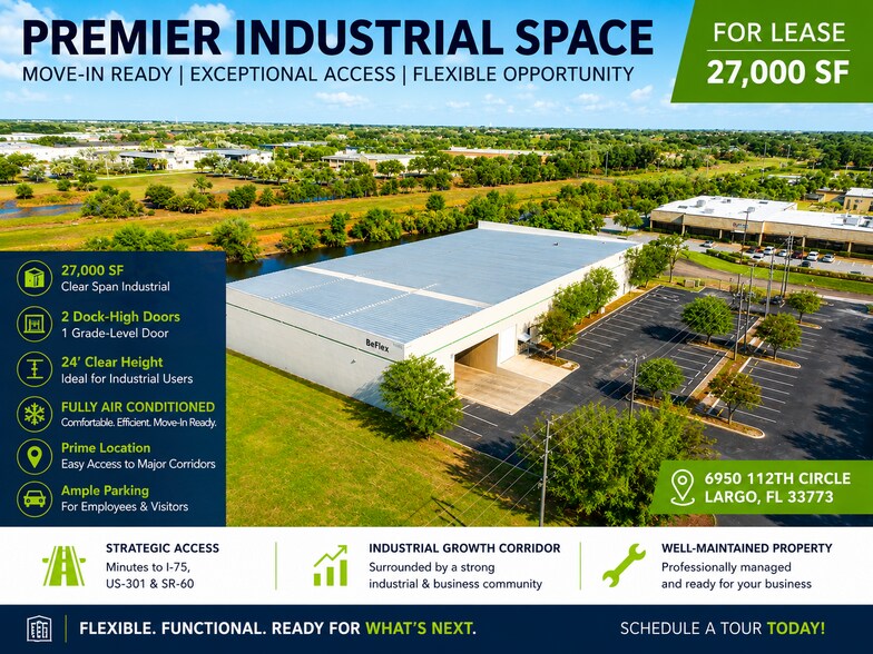 More Photos Of 6950 112th Cir, Largo Warehouse For Lease