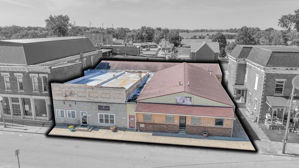 Primary Photo Of 207 S Railroad St, Brookston General Retail For Sale