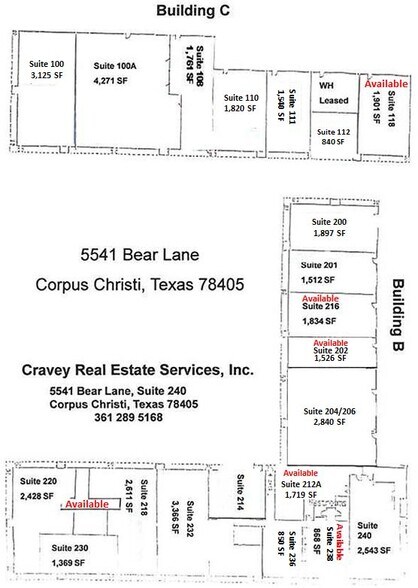 More Photos Of 5541 Bear Ln, Corpus Christi Flex For Sale