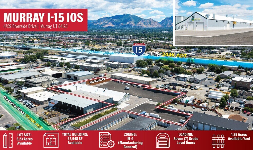 Primary Photo Of 4759 Riverside Dr, Salt Lake City Manufacturing For Lease