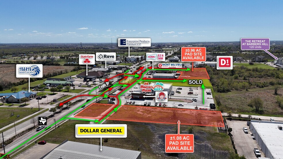 More Photos Of SWQ FM 565 & Eagle Dr, Mont Belvieu Land For Lease