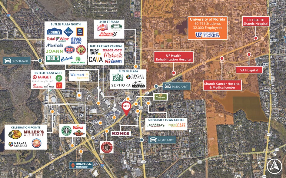 More Photos Of 3581 SW Archer Rd, Gainesville Freestanding For Lease
