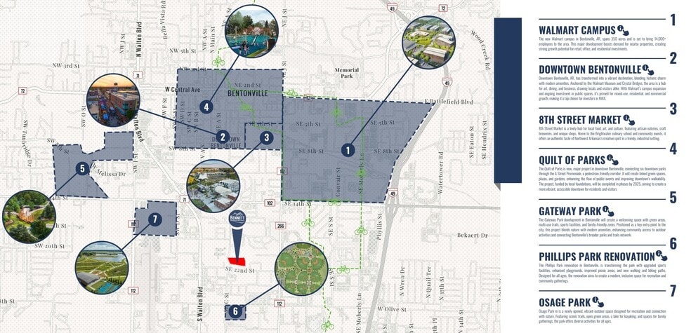 More Photos Of SE C St, Bentonville Land For Sale
