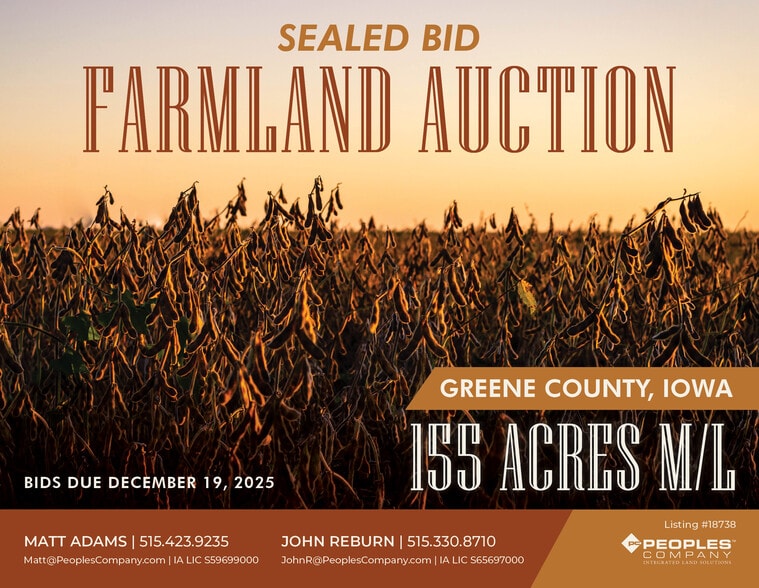 Primary Photo Of 00 Iowa Highway 4, Jefferson Land For Sale