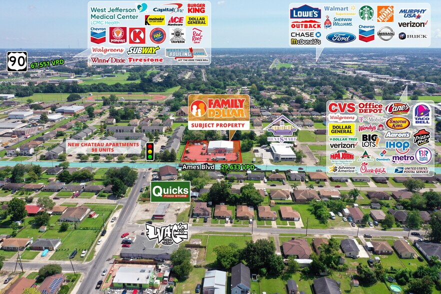 More Photos Of 1609 Ames Blvd, Marrero Freestanding For Sale