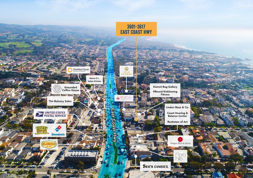 More Photos Of 3601-3617 E Coast Hwy, Corona Del Mar Unknown For Lease