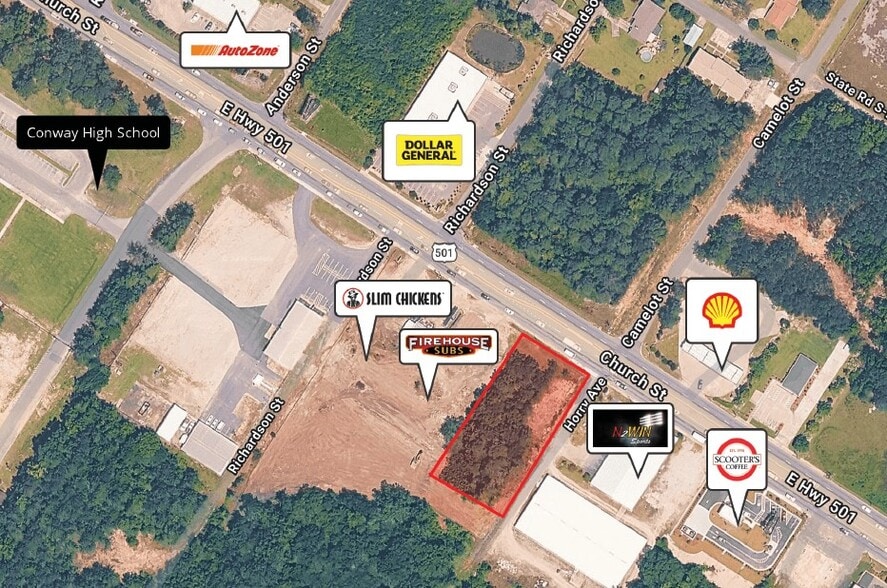 Primary Photo Of 2195 Church st, Conway Land For Lease