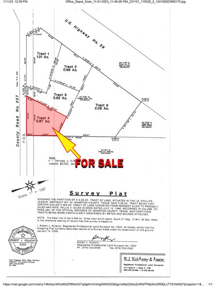 More Photos Of 117 County Road 227, East Bernard Land For Sale