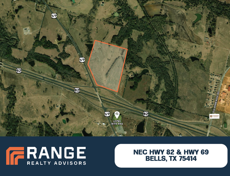 Primary Photo Of NEC Highway 82 and Highway 69, Bells Land For Sale