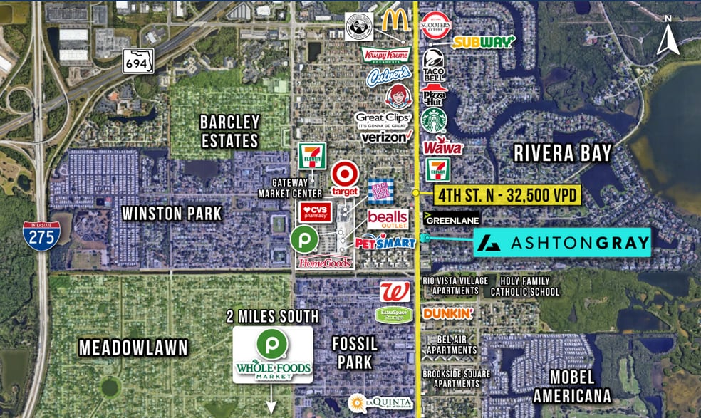 More Photos Of 7925 4th St N, Saint Petersburg General Retail For Lease