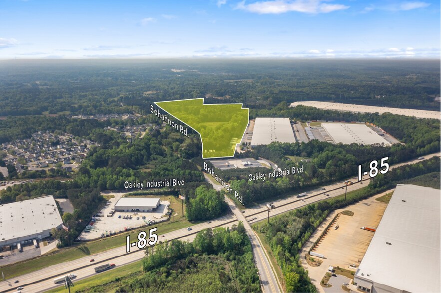 Primary Photo Of 9301 Bohannon Rd, Fairburn Land For Sale