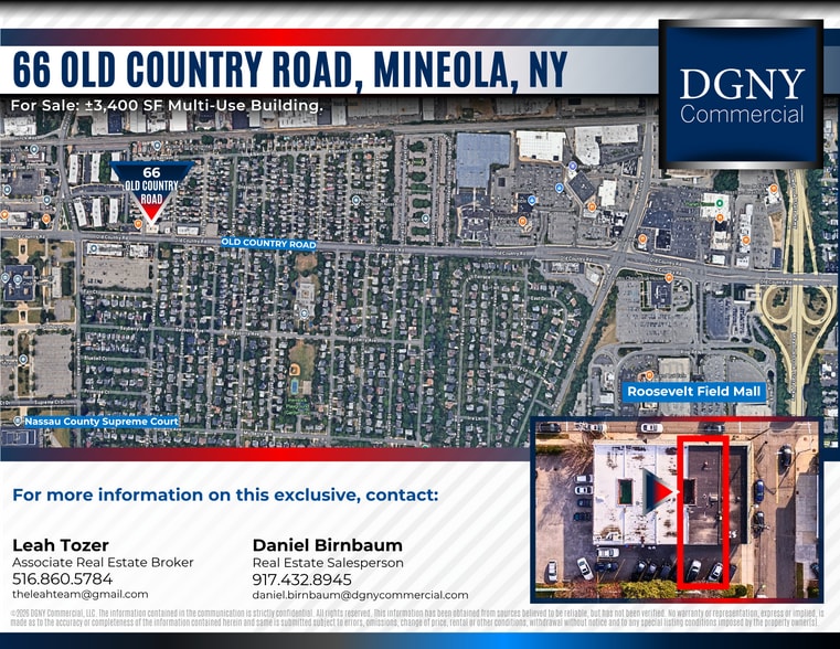 More Photos Of 66 Old Country Rd, Mineola Storefront Retail Residential For Sale