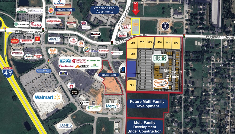 More Photos Of 1771 Pleasant Grove rd, Rogers General Retail For Lease