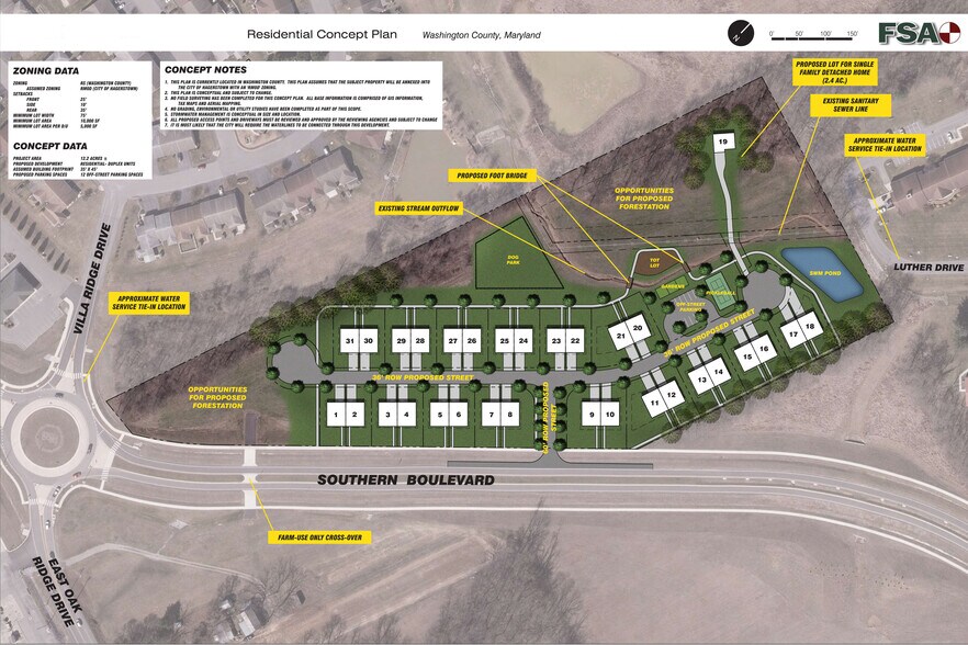 Primary Photo Of Southern Blvd, Hagerstown Land For Sale