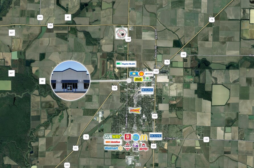 More Photos Of 401 W Michigan St, Stuttgart Freestanding For Lease