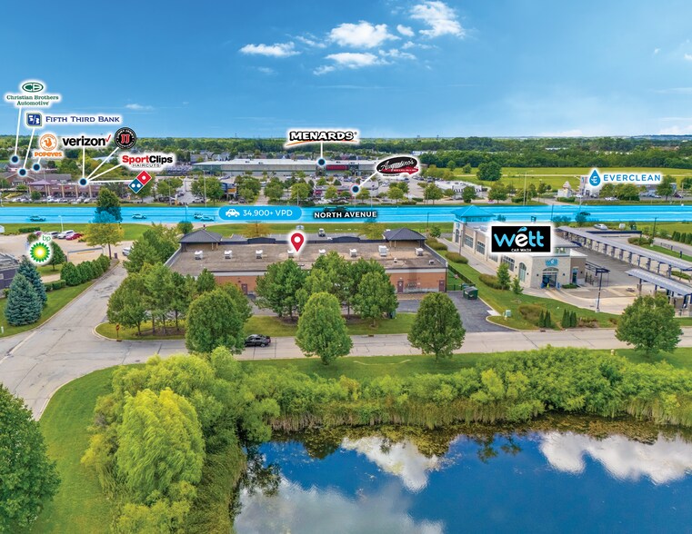 More Photos Of 191 W North Ave, West Chicago Freestanding For Sale