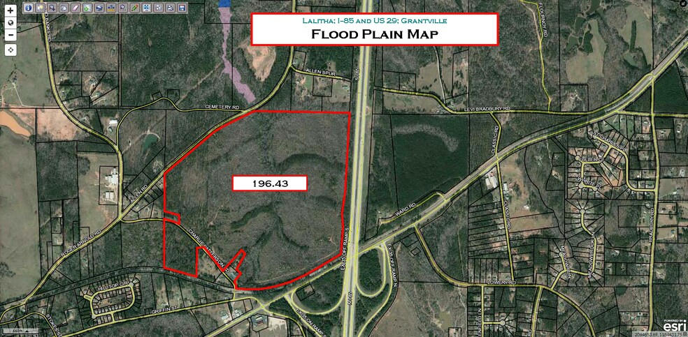 More Photos Of US Route 29 & Interstate 85, Grantville Land For Sale