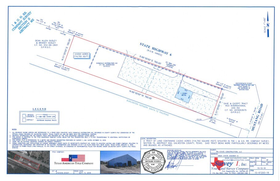 More Photos Of 18501 Highway 6, Alvin Land For Lease