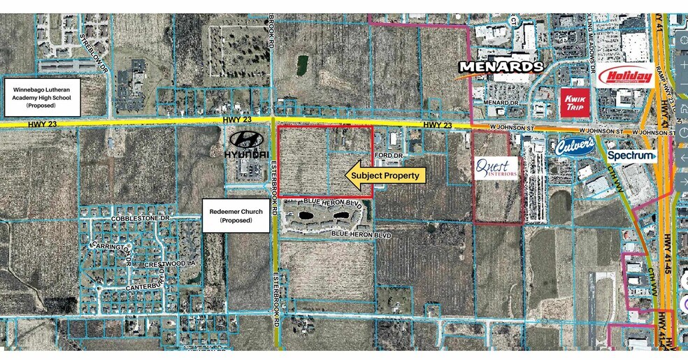 More Photos Of SE CORNER OF ESTERBROOK RD & HWY 23, Fond Du Lac Land For Sale